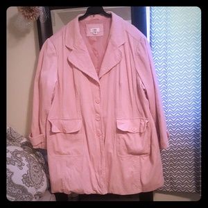 Pretty Pink Corduroy Coat 🏵